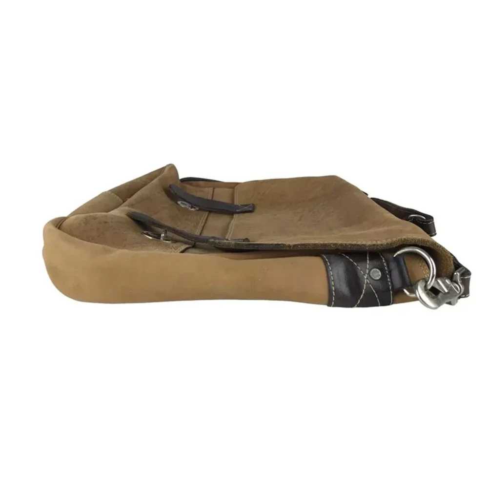 Rugby North America Unisex Adult Brown Leather Shoulder‎ Strap Messenger Bag